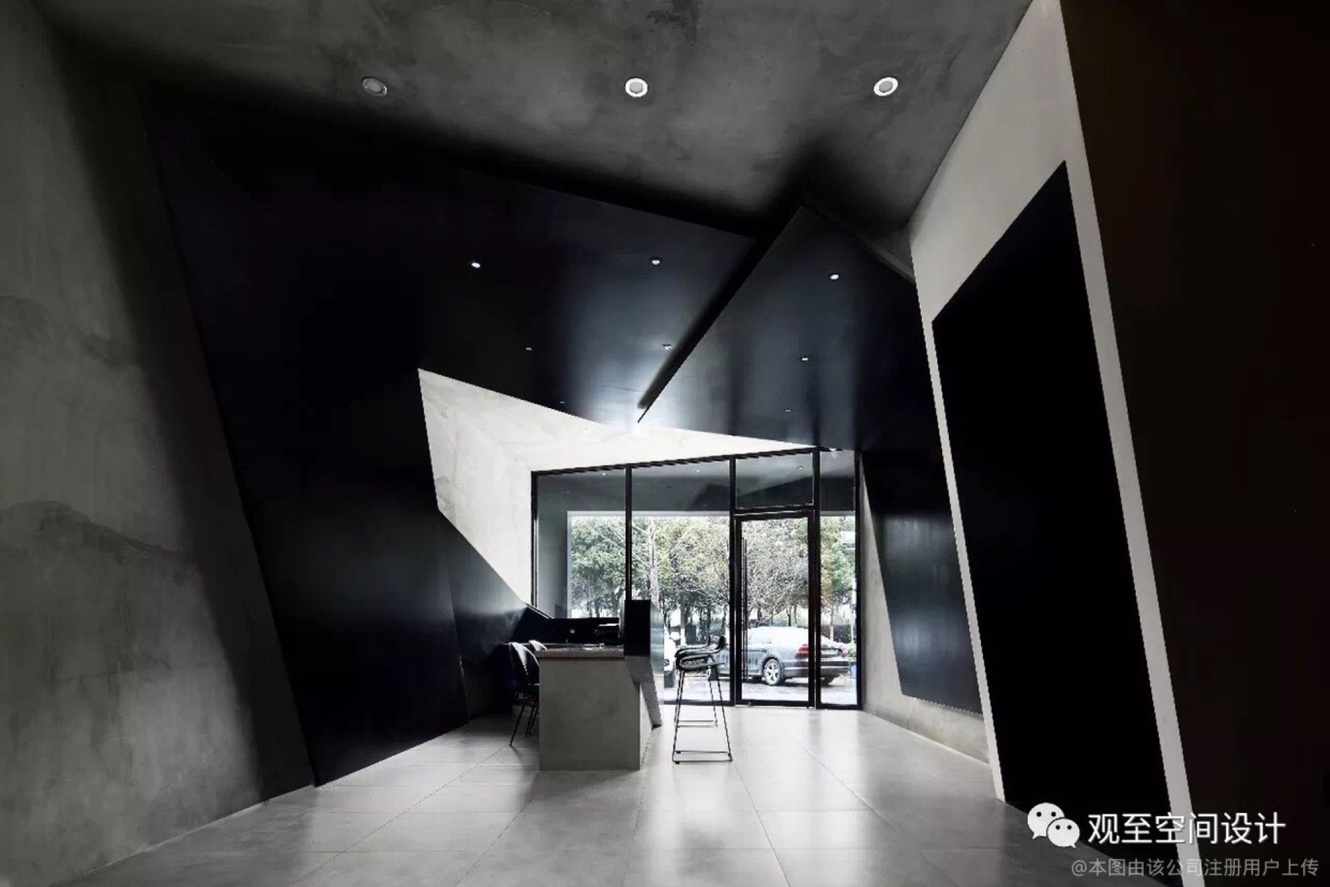 BMT gym dramatic entrance architecture