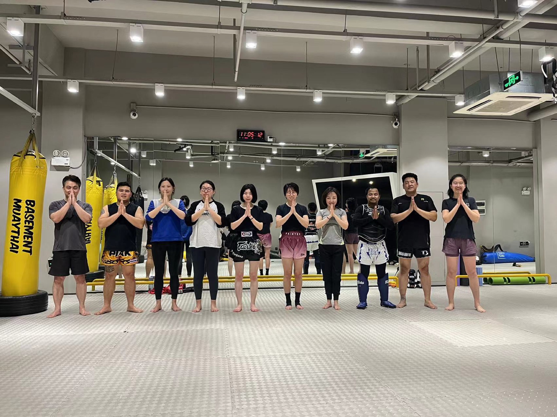 BMT students perform traditional Wai Kru before training
