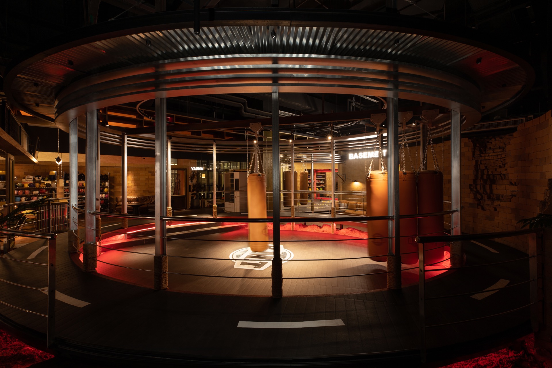 BMT Nanjing gym interior, premium Muay Thai facility China