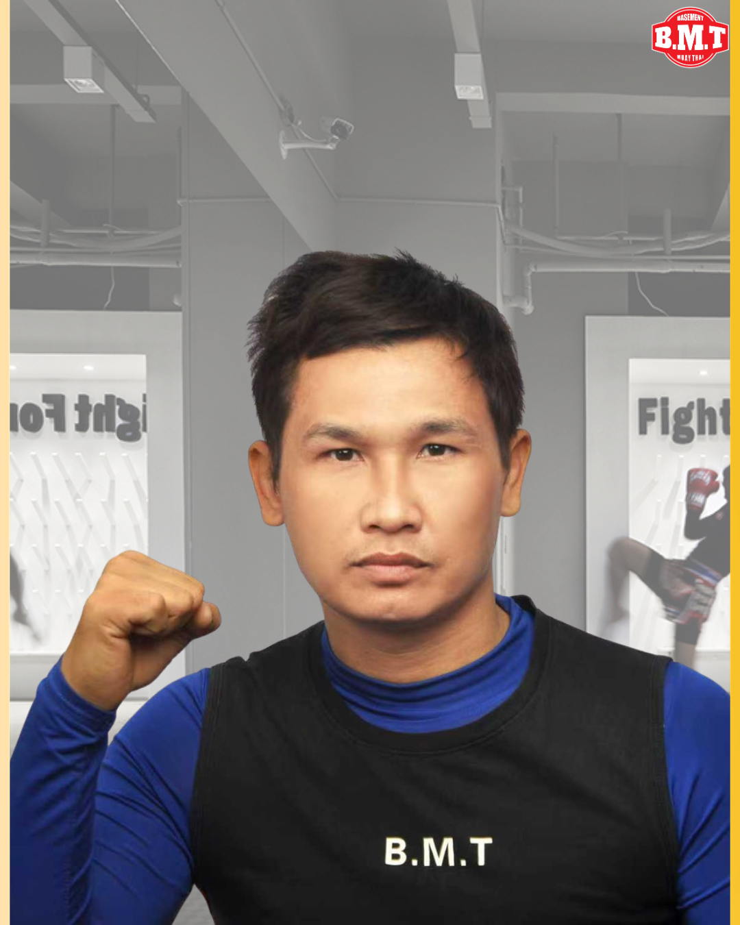 Trainer Orlan, Thai Muay Thai champion at BMT Nanjing